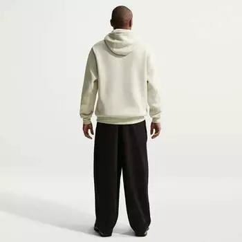 Nike Club Fleece Graphic Pullover Hoodie (IF0685) lt khaki/obsidian