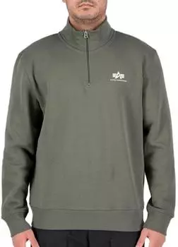 Alpha Industries Half Zip Sweatshirt (108308) dark olive