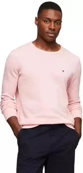 Tommy Hilfiger 1985 Collection Flag Embroidery Jumper (MW0MW21316) pink shade heather