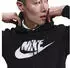 Nike Club Fleece Graphic Pullover Hoodie (FN3868-010) black/black/white