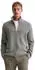 Marc O'Polo Zip-Stehkragen-Cardigan aus softem Baumwolle-Schurwolle-Mix (620501661002) cloudy grau melange