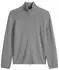 Marc O'Polo Zip-Stehkragen-Cardigan aus softem Baumwolle-Schurwolle-Mix (620501661002) cloudy grau melange
