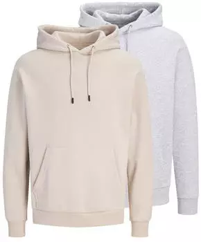 Jack & Jones JJEBRADLEY SWEAT HOOD NOOS (12249340) moonbeam