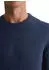 Marc O'Polo Lambswool-Rundhals-Pullover regular aus Schurwolle-Baumwolle-Mix (29951609) schwarz navy