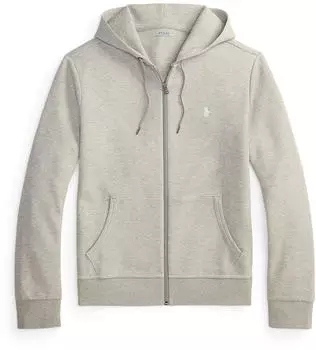 Polo Ralph Lauren Sweat &agrave; capuche zipp&eacute; en molleton boucl&eacute; Hoodie (710881517513) graumeliert