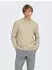 Only & Sons ONSDAVE REG LS Crew Neck Knit NOOS Strickpullover Regular Fit (28658348) silver lining detail:cloud dancer/greige