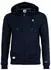 U.S. Polo Assn. Diagonal Fleece Carbon Finish Zip Hoodie Sweatjacke dunkelblau