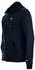 U.S. Polo Assn. Diagonal Fleece Carbon Finish Zip Hoodie Sweatjacke dunkelblau
