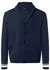 Maerz Superwash Modern Fit Strickjacke navy/mokka/weiß