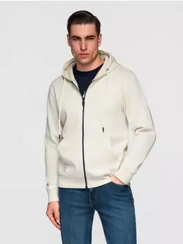 Ombre Basic Kapuzenpullover creme