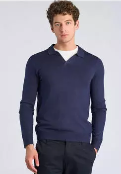 Lindbergh Pullover Slim Fit (38907133) blue moon mix
