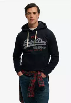 Superdry VL Classic Hood Hoodie Vintage eclipse navy