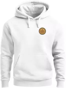 Neverless Skull Captain Hoodie mit Frontprint (21871) weiß