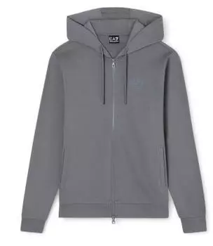 Emporio Armani 7M001490 Kapuzen-Sweatjacke smoked pearl
