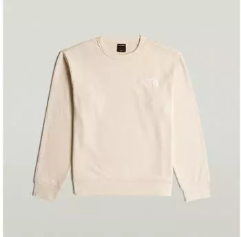 G-Star 90s Logo Sweatshirt Wei&szlig; whitebait D28845-E553-1603
