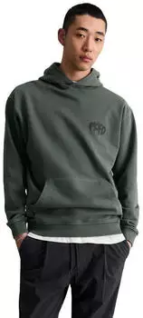 Marc O'Polo Sweatshirt Relaxed Fit mit R&uuml;ckenprint (71323166) moss green