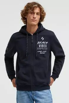 Camp David Sweatjacke Lockere Passform (CB2602-3318-31) blue navy