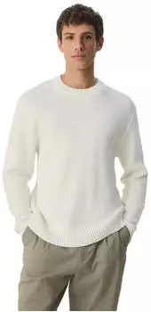 Next Fashion Superweicher Rundhalspullover Langarm ecru white