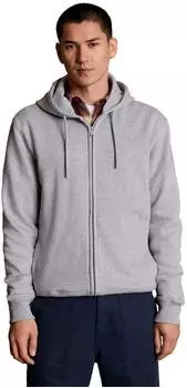 Next Fashion Zip-up Sweatshirt Hoodie graumeliert