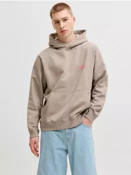 Jack & Jones JORNorrebro Typo Back Sweat Hood SN mit Print (40975361) vintage khaki