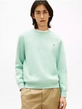 Tommy Hilfiger Brand Love Terry Embroidery Stack Sweatshirt (88603400) crushed mint