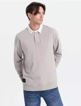 Ombre Rufeal Hoodie ohne Kapuze (344382) grau