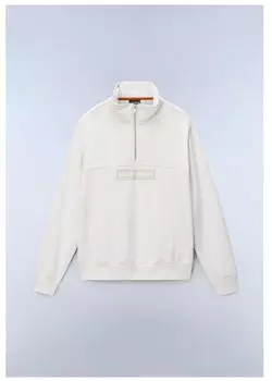 Napapijri B-Box Logo HZ Sweatshirt (NP0A4H96) white whisper