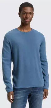 Tom Tailor Denim Strukturierter Pullover (1042517) dusty denim blue