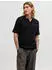 Jack & Jones JJEEMIL KNIT CABLE POLO SS LN Polokragenpullover (12288259) schwarz