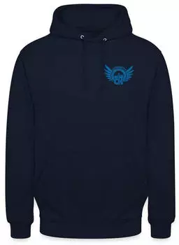 spreadshirt Akatsuki-Wolke Als Brustlogo Hoodie navy