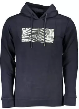 Roberto Cavalli Hoodie (SY606, SY998) marineblau