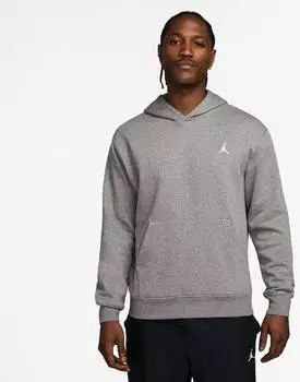 Nike Jordan Brooklyn Fleece Hoodie (FV7281) grau/wei&szlig;