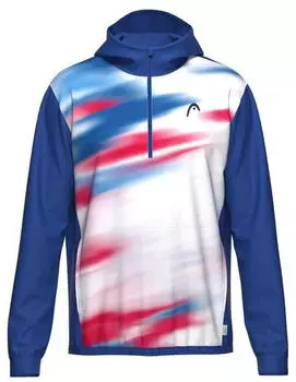 Head Topspin Hoodie Herren (811156-ROXU) royalblau/weiß