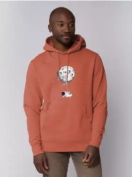 watapparel Funny Spaceman Sweatshirt heritage brown/weiß