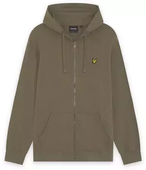 Lyle & Scott ML420VOG Zip Hoodie Regular Fit oliv