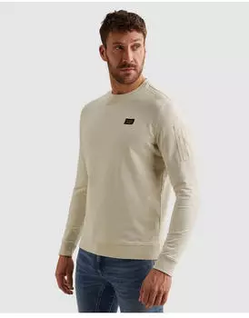 PME Legend Airstrip Sweatshirt bone white