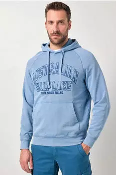 JP 1880 American Football Hoodie Halbarm (71925905) light blue