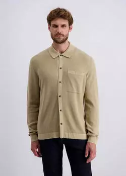 Pierre Cardin Strickjacke Slim Fit hellbraun