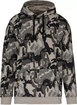 Kariban UNI Hoodie Kapuzen Sweater (K476) grey camouflage