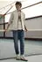 Street One Piqué Troyer Sweatshirt beige