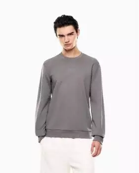 Emporio Armani Core Identity Sweatshirt (7M001489_AF17787) smoked pearl