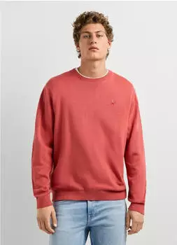 Pepe Jeans Daniels Pullover mit gestickten Details (PM7000082) cinnabar red