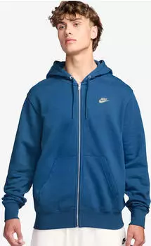 Nike Club French Terry Zip-Up Hoodie Regular Fit (FN3861) blau