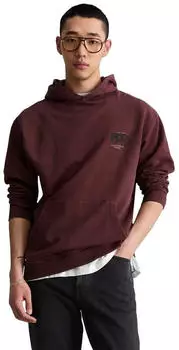 Marc O'Polo Sweatshirt Relaxed Fit mit Rückenprint (31411232) merlot red