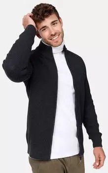 Indicode INLayton Cardigan Feinstrick Regular Fit (35731BS) raven