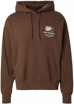 Vans Stacked Hi Pullover Kapuzensweatshirt Vintage Loose Fit (VN000ST5FST1) schoko/wei&szlig;