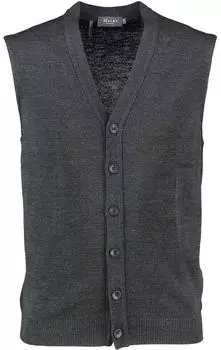 Maerz Merinowolle Superwash Cardigan Regular Fit (580500) grau