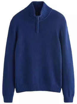 Next Fashion Brooklyn Troyer mit Viertel-RV Regular Fit (Y0571602) dunkelblau
