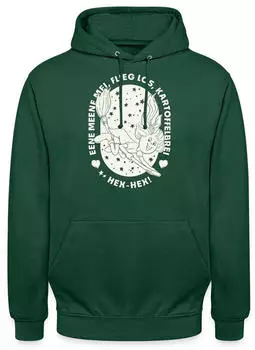 spreadshirt Die DREI Fragezeichen Titus Jonas Gebrauchtwarenhandel Hoodie flaschengrün
