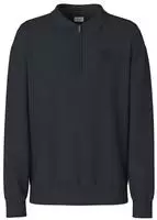 Sweater JOOP JEANS "Strickpullover JJJ-Davon", Herren, Gr. M, blau (dunkelblau),